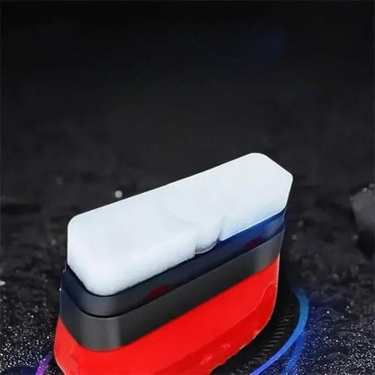Windshield Cleaning Tool for Fog & Streak Removal – Hydrophobic Glass Coating Brush with Sponge Applicator for Car Windows & Mirrors