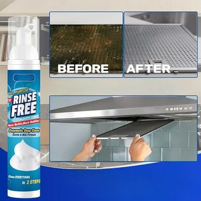 Heavy-Duty Kitchen Degreaser Spray for Ovens, Range Hoods, Stainless Steel, Countertops & Appliances – Rinse-Free Formula for Fast Cleaning