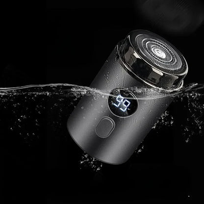 Compact USB Rechargeable Travel Shaver for Men On-the-Go Grooming Pocket-Size Cordless Facial Hair Trimmer Electric Razor