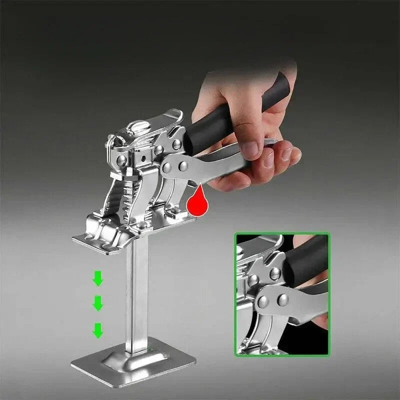 Cabinet Door Lift Jack with Adjustable Height Control for Woodworking Installation Projects DIY Renovation Trim Work Flooring