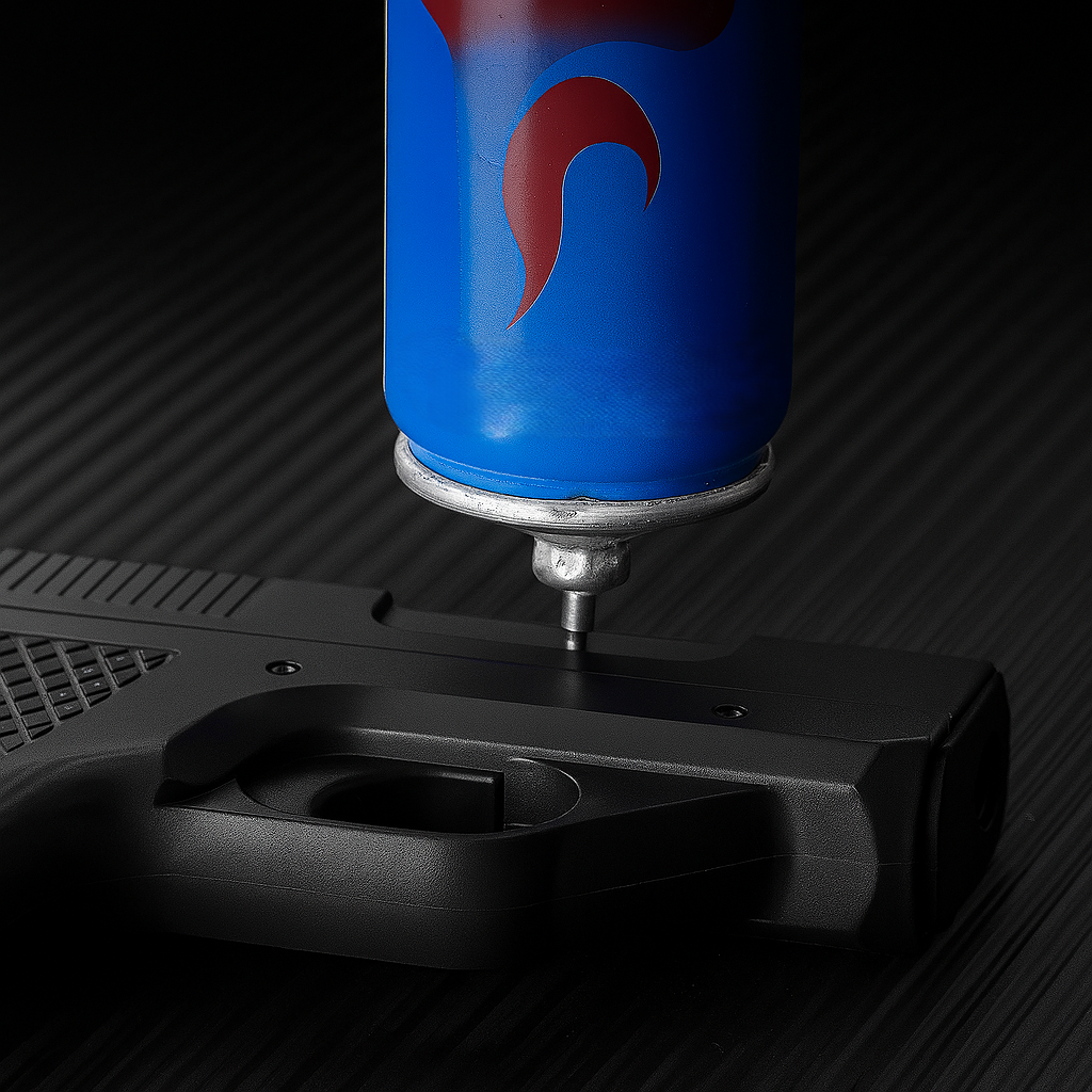Pistol Windproof Butane Lighter with Hidden Compartment for Keys, Cash & Valuables | Refillable Torch Flame | Collectible Novelty Design