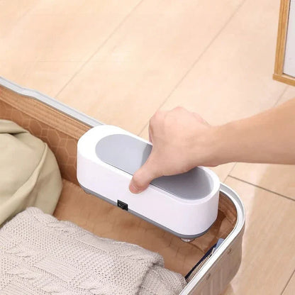 Portable Ultrasonic Jewelry Cleaner for Rings Watches Glasses Eyeglasses Makeup Brushes Small Items Deep Cleaning Machine Sonic Wave