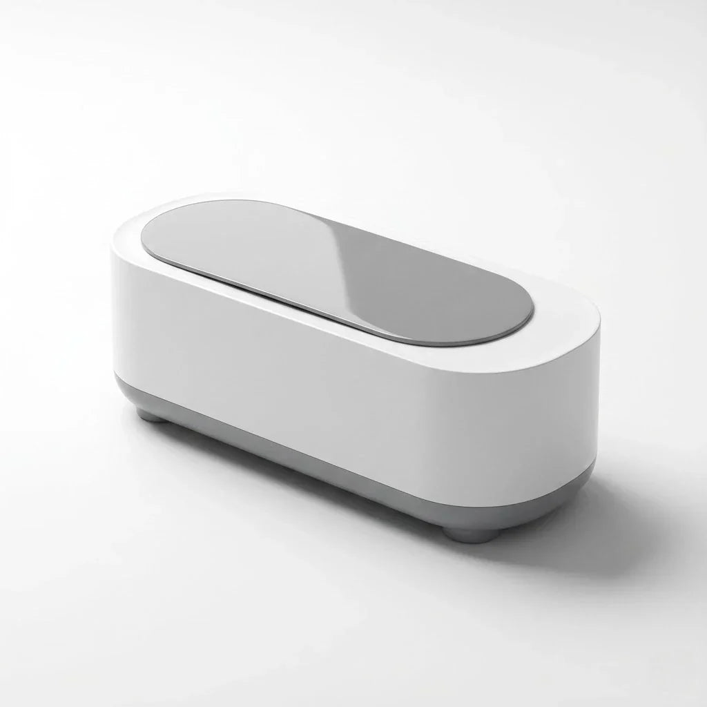 Ultrasonic Jewelry Cleaner for Rings Watches Eyeglasses Brushes at Home Gentle Sonic Wave Cleaning Machine for Delicate Items Small Personal
