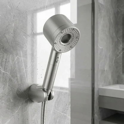 High-Pressure Handheld Shower Head with 5 Spray Patterns for Low Water Pressure Bathrooms