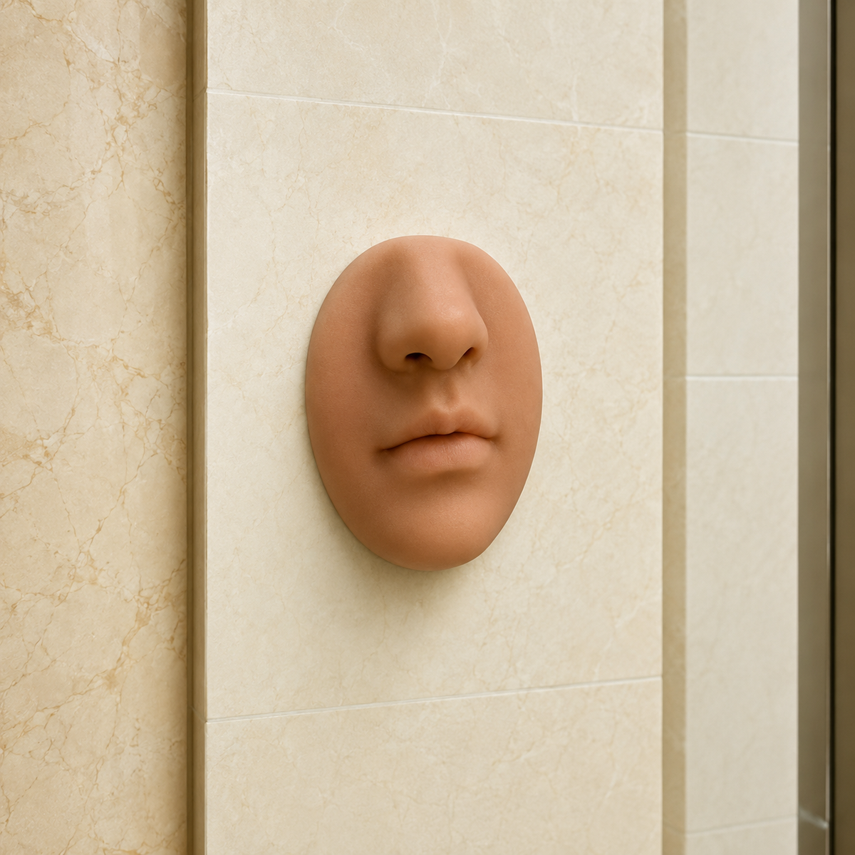 Silicone Nose Novelty Dispenser for Bathroom Pranks & Gag Gifts – Squeeze Fun Decor Wall Mount Joke Accessory for Kitchen Guest Surprise