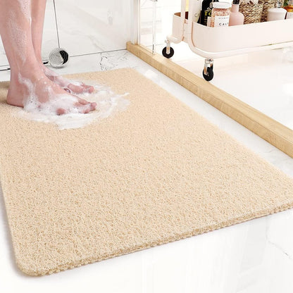 Tapis de douche antidérapant avec surface en caoutchouc souple