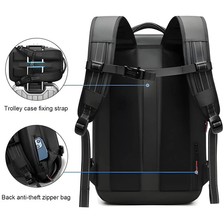 Sac à dos de randonnée compact avec intérieur organisé