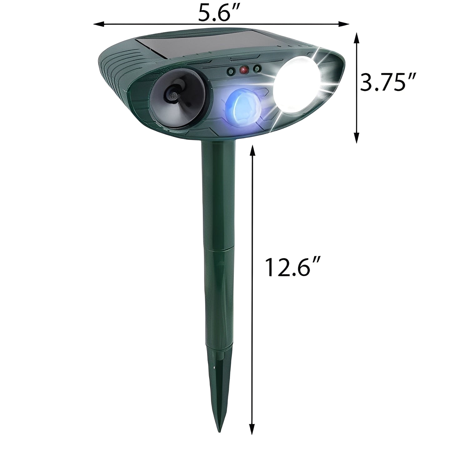 Répulsif antiparasitaire électronique d'extérieur, lot de 4
