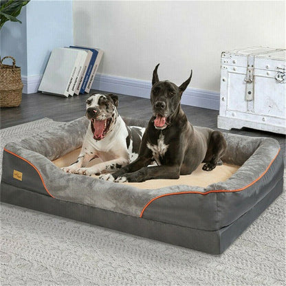 Grand panier orthopédique pour chien avec housse amovible