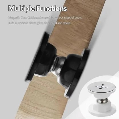 Support de porte robuste en métal avec fixation magnétique