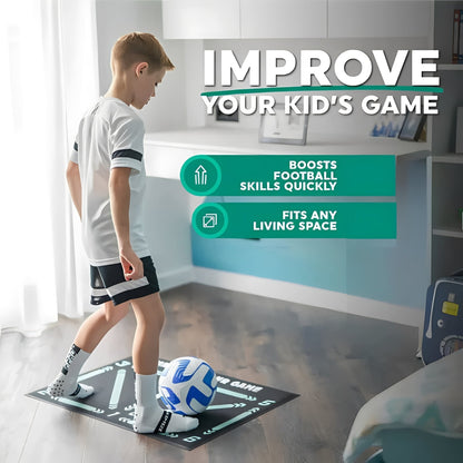 Tapis d'entraînement de football professionnel avec vidéos de coaching en ligne