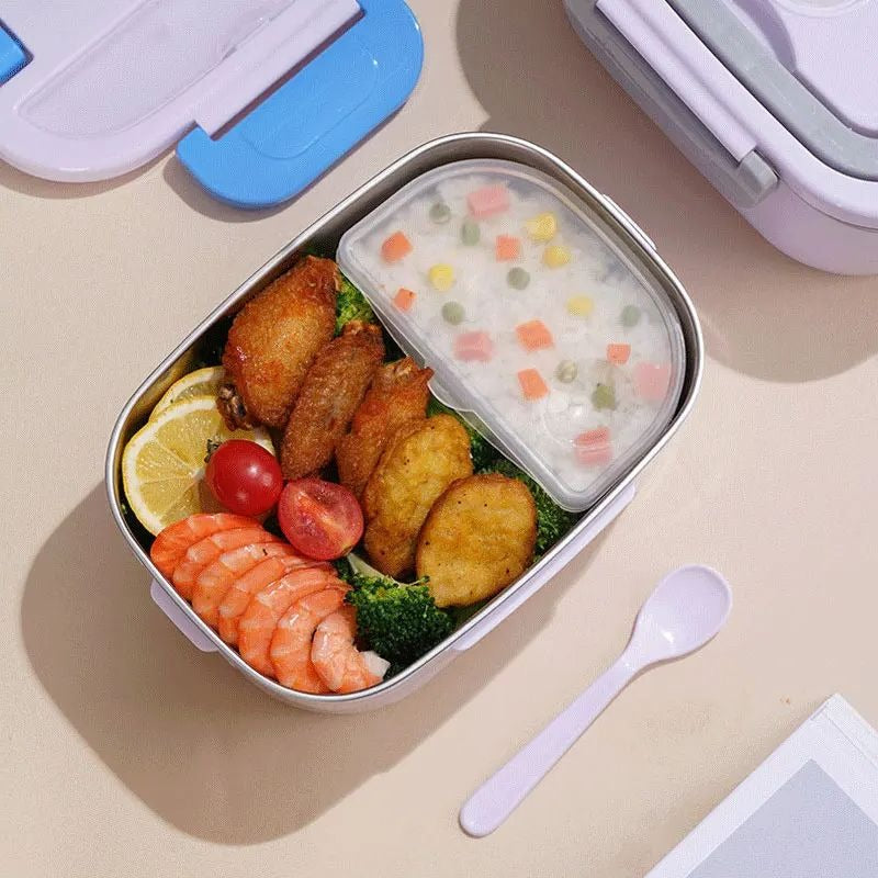 Boîte à lunch chauffante compacte pour voiture et maison