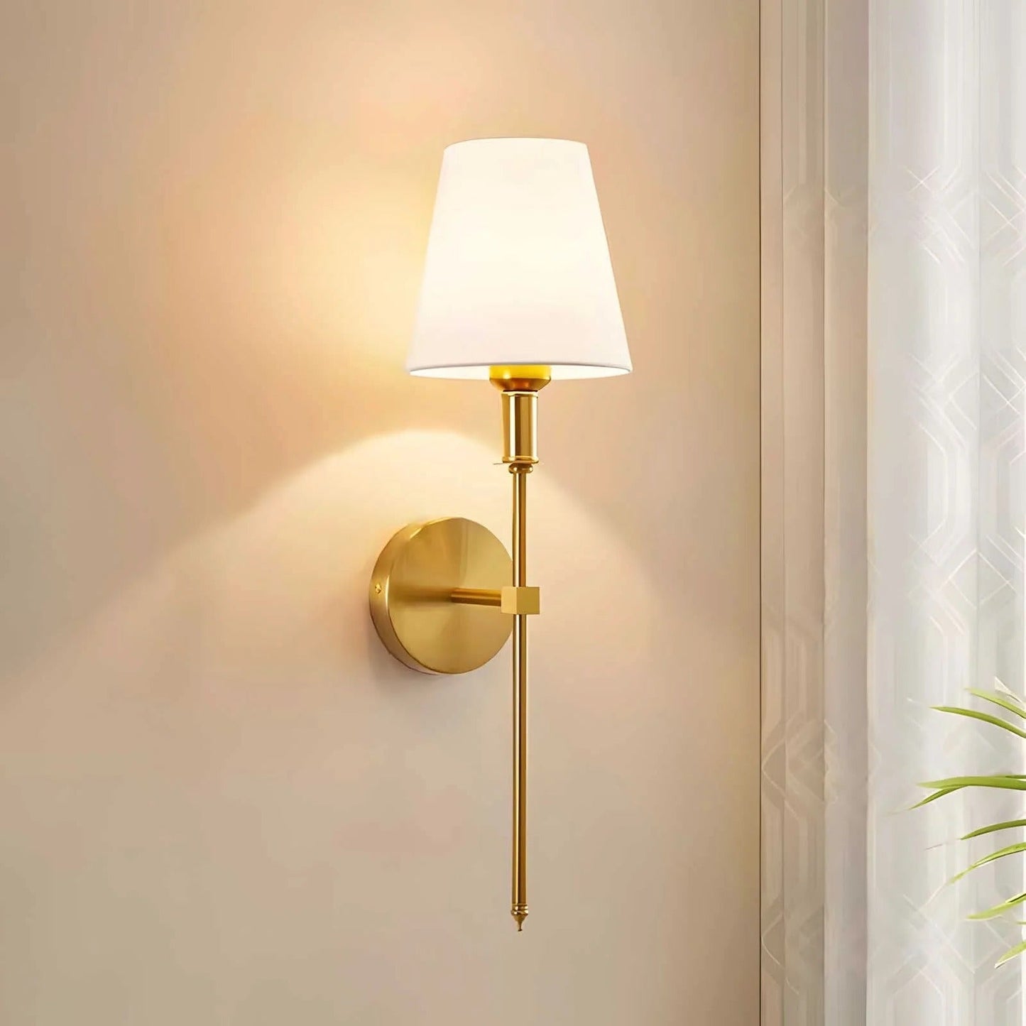Lot de 2 appliques murales sans fil faciles à installer