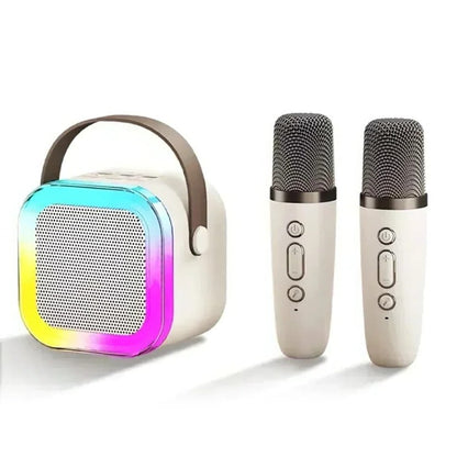Système de karaoké portable avec Bluetooth et microphone