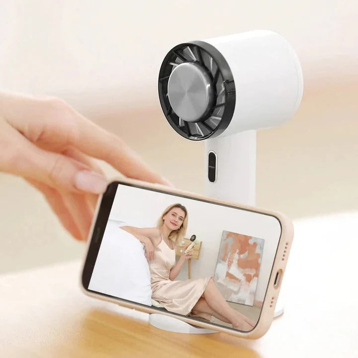 Ventilateur de poche rechargeable compact