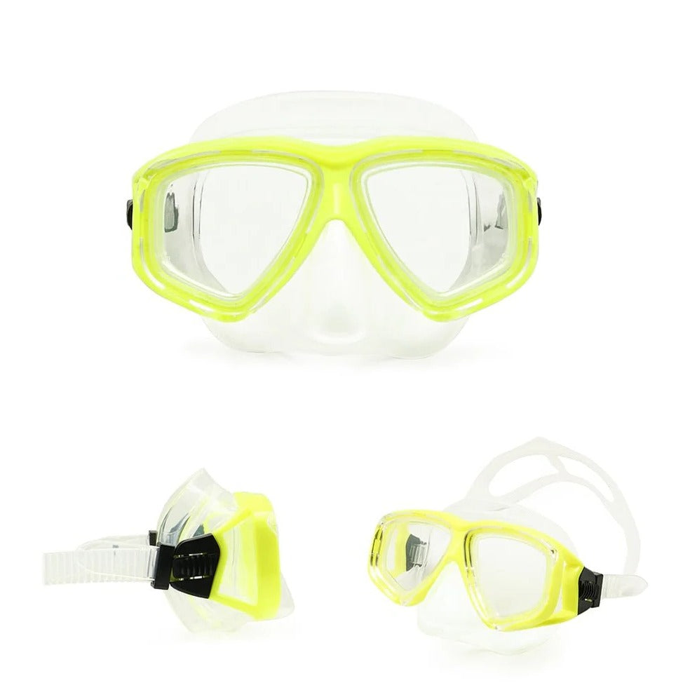 Masque de plongée durable avec sangle en caoutchouc souple