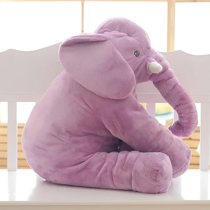 Oreiller de voyage doux en forme d'éléphant pour enfants
