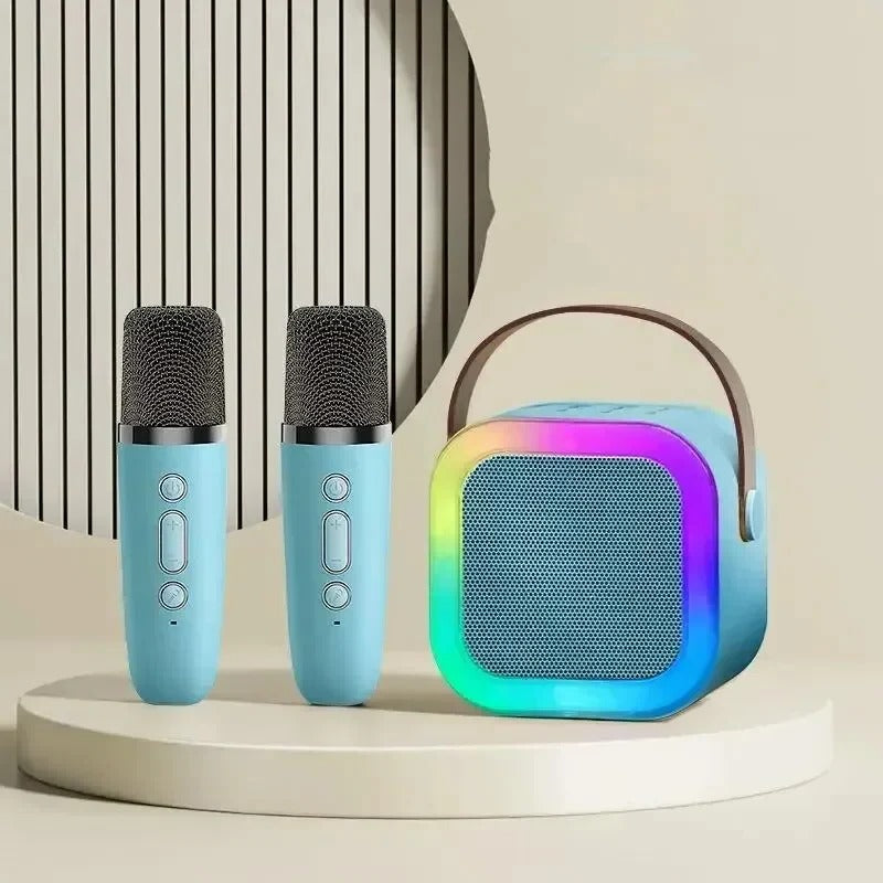 Système de karaoké portable avec Bluetooth et microphone