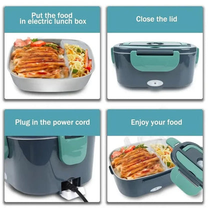 Boîte à lunch chauffante compacte pour voiture et maison