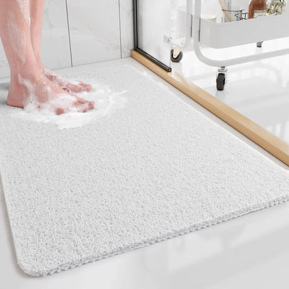 Tapis de douche antidérapant avec surface en caoutchouc souple