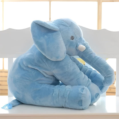 Oreiller de voyage doux en forme d'éléphant pour enfants