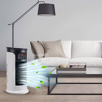 Refroidisseur personnel par évaporation compact avec réservoir et minuterie