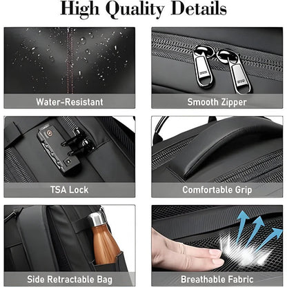 Sac à dos de randonnée compact avec intérieur organisé