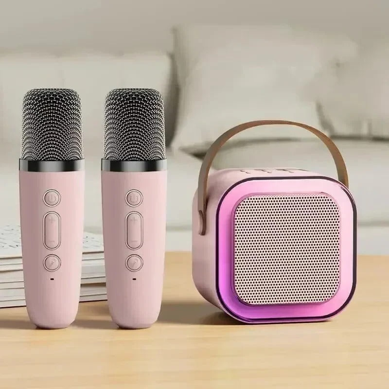 Système de karaoké portable avec Bluetooth et microphone