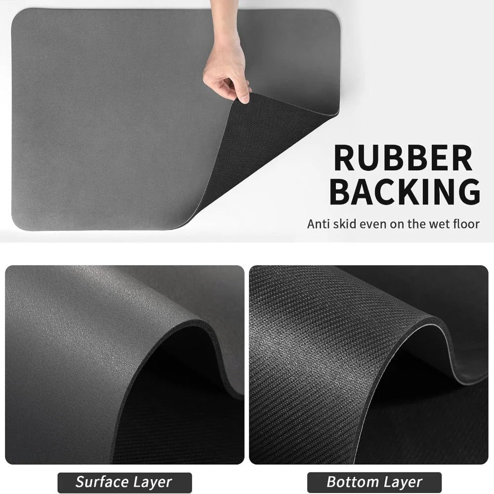 Tapis de séchage imperméable pour comptoir de cuisine