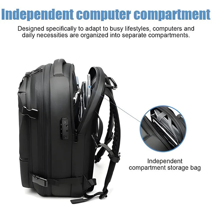 Sac à dos de randonnée compact avec intérieur organisé