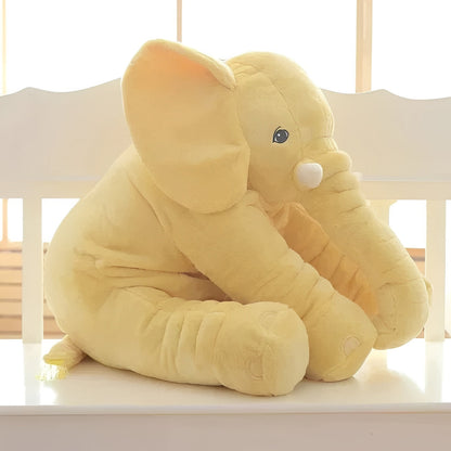 Oreiller de voyage doux en forme d'éléphant pour enfants