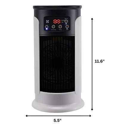 Refroidisseur personnel par évaporation compact avec réservoir et minuterie