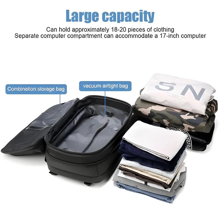 Sac à dos de randonnée compact avec intérieur organisé