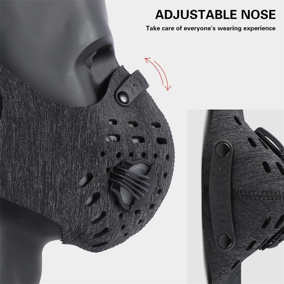 Masque purificateur d'air écologique avec filtre