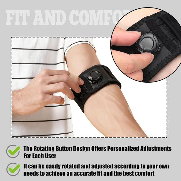 Bande de compression flexible pour coude avec sangle de serrage réglable