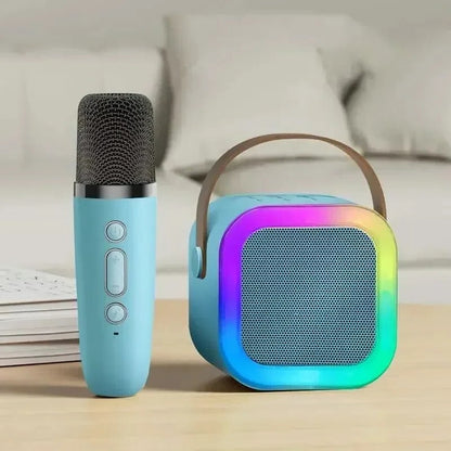 Système de karaoké portable avec Bluetooth et microphone
