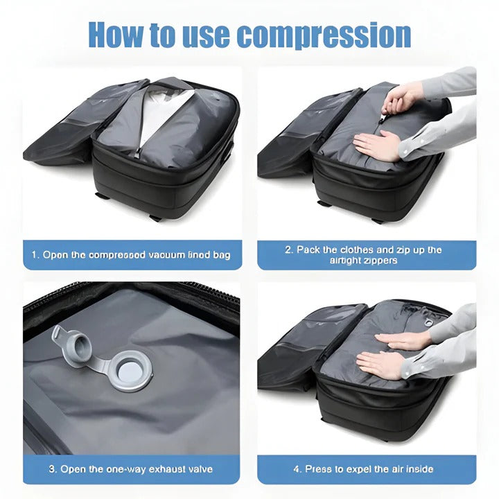 Sac à dos de randonnée compact avec intérieur organisé