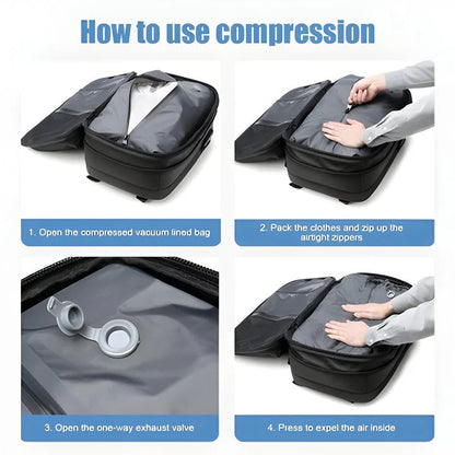 Sac à dos de randonnée compact avec intérieur organisé