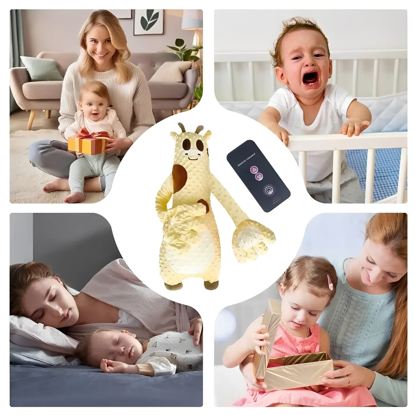 Apaise-bébé automatique avec vibrations douces