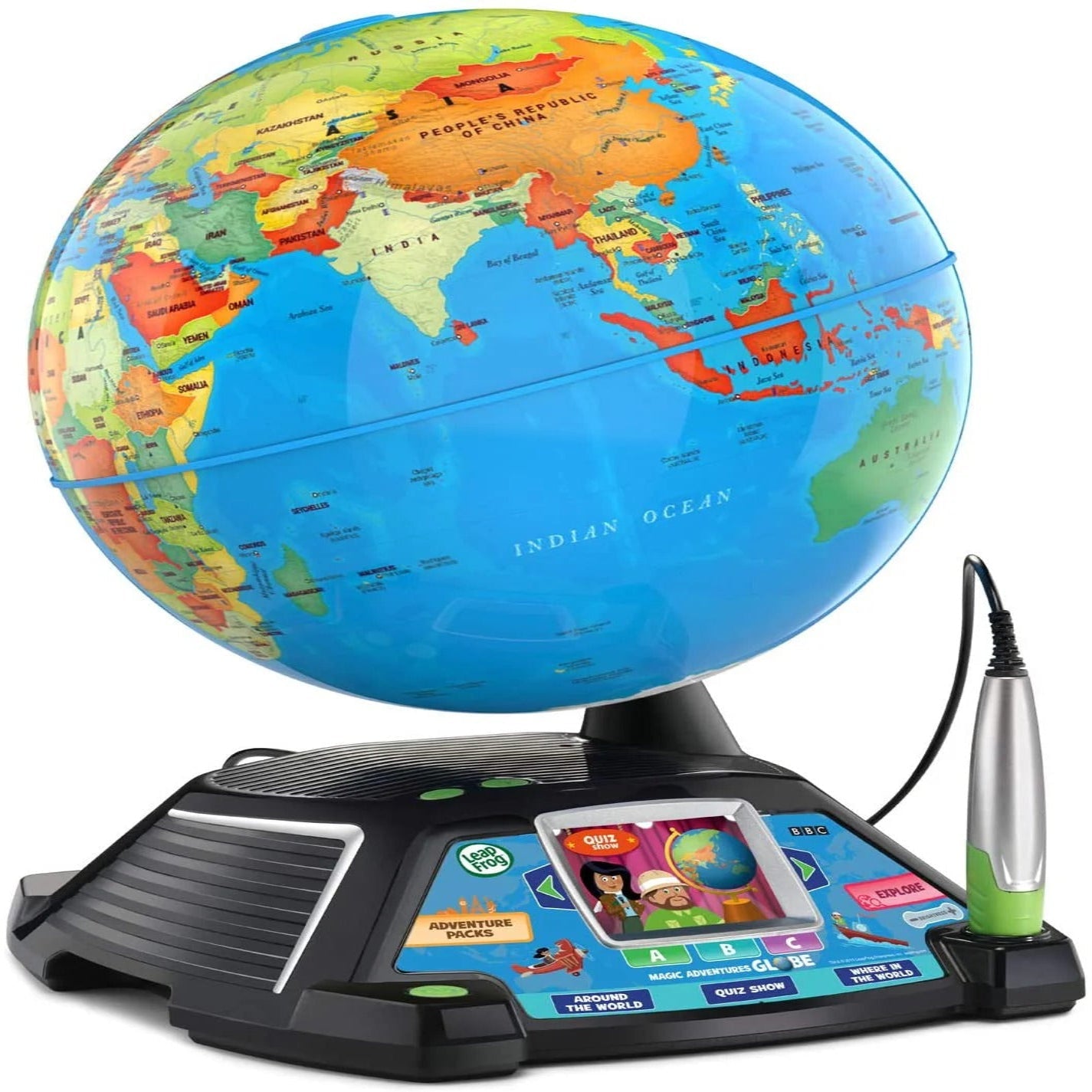 Globe vidéo éducatif pour enfants