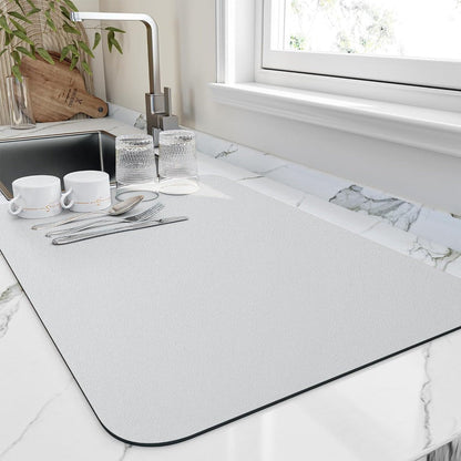 Tapis de séchage imperméable pour comptoir de cuisine