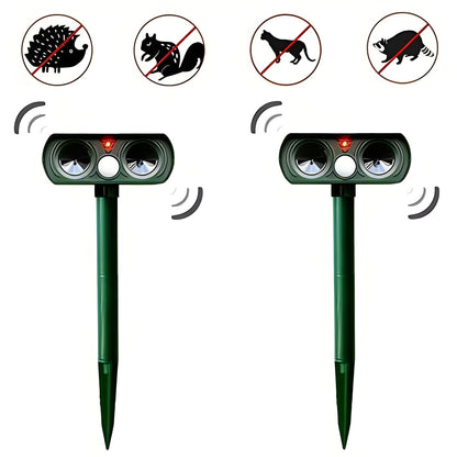 Répulsif antiparasitaire extérieur à détecteur de mouvement et à énergie solaire