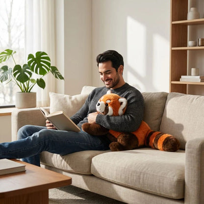 Peluche lestée Panda pour le soulagement
