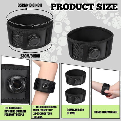 Bande de compression flexible pour coude avec sangle de serrage réglable