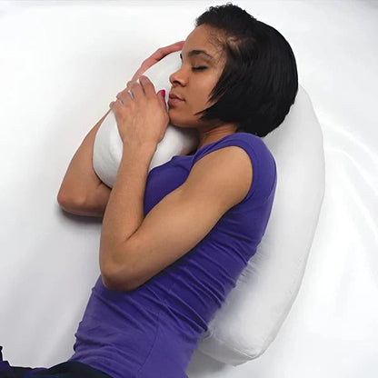 Oreiller orthopédique Contour pour dormir avec découpe pour le soulagement des oreilles