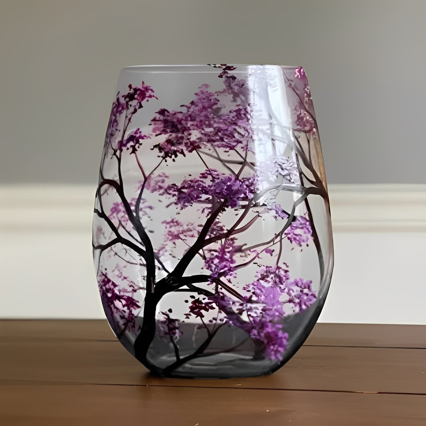Verre à vin Arbre Saisonnier Coloré 35cl