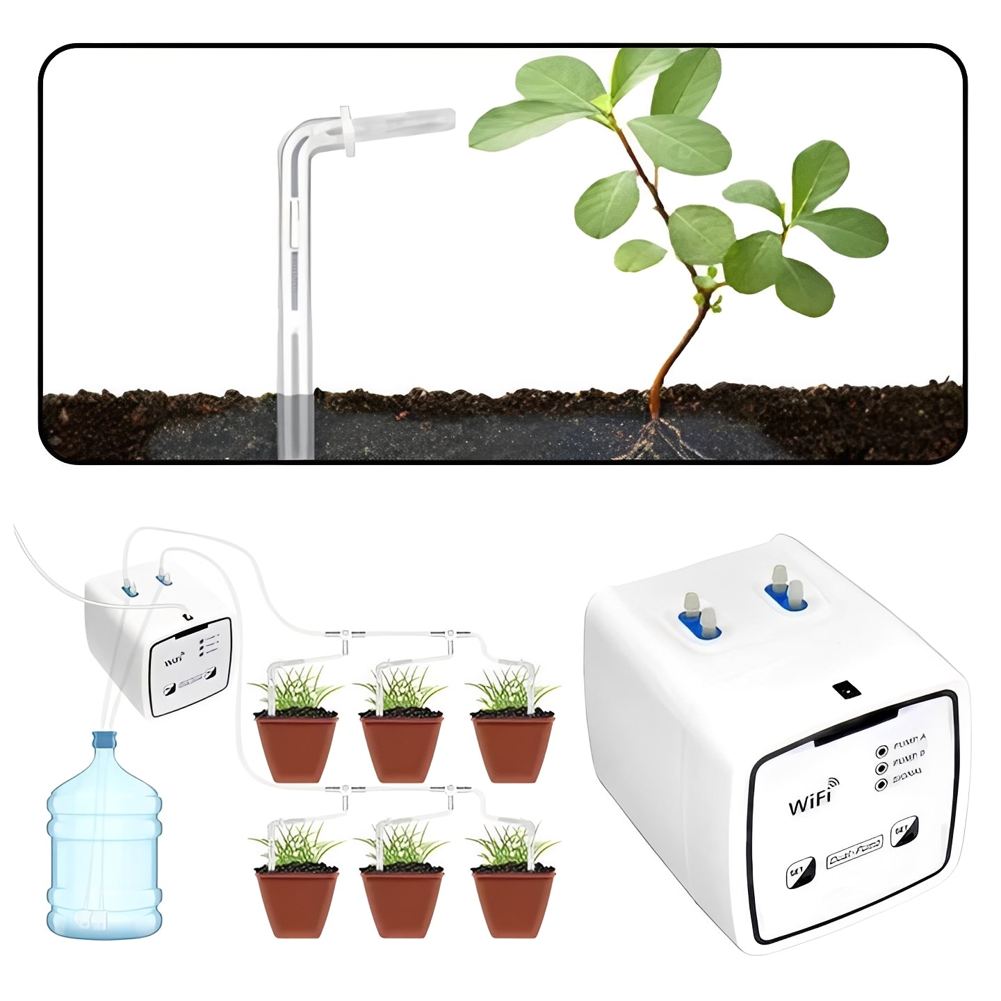 Kit d'arrosage automatique Smart Garden avec 20 goutteurs