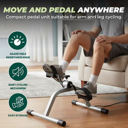 Mini-vélo d'appartement compact à résistance réglable