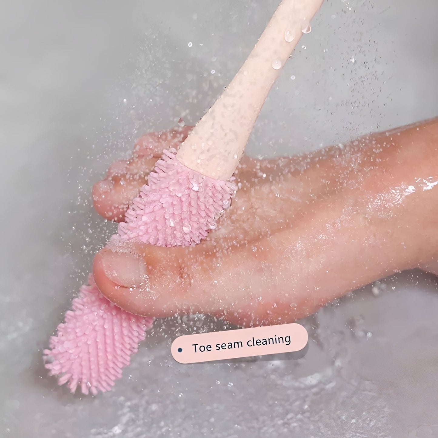 Kit de brosses de soin des pieds à long manche