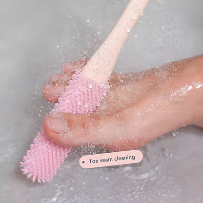 Kit de brosses de soin des pieds à long manche